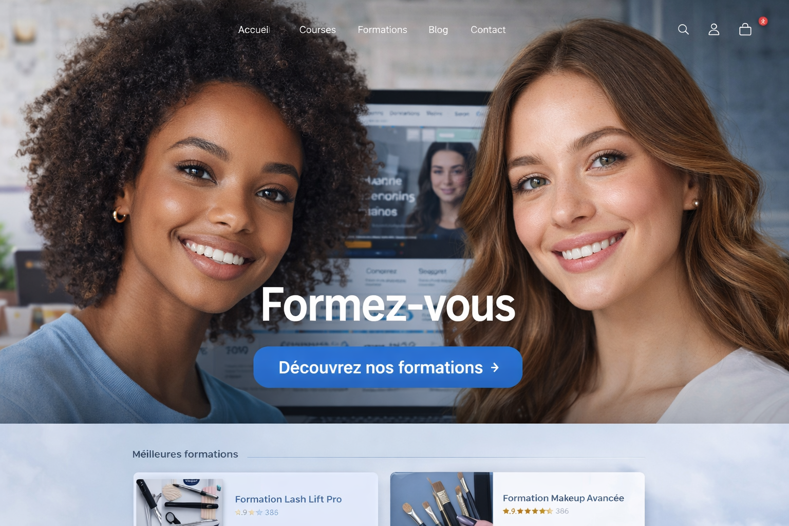 Création de Plateforme de formation en ligne (WordPress)